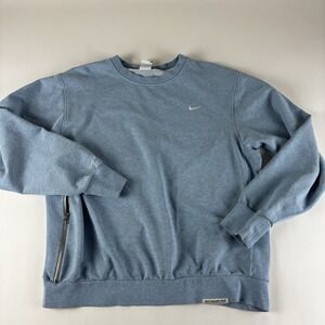 Nike Dri-Fit Large Standard Issue Light Blue  Crewneck Dri-Fit Pocket Pullover